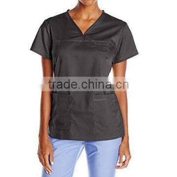 Colorful 2017 Custom Fashionable Scrub Top Nurse Hospital Uniforms Medical Scrubs Designs photo-4