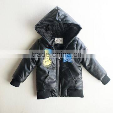 Wholesale Nylon Soft With Full Zipper Kids Boys Jacket With a Hood photo-2