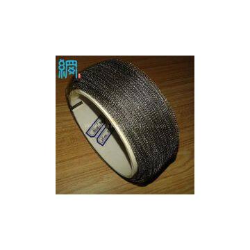 Interlocking Wire Loop Structure of Knit Mesh photo-2