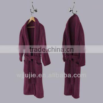 Hot-selling unisex microfiber terry towel bathrobe