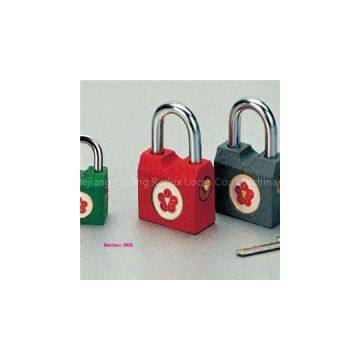 Side Opening Colored Iron Padlock