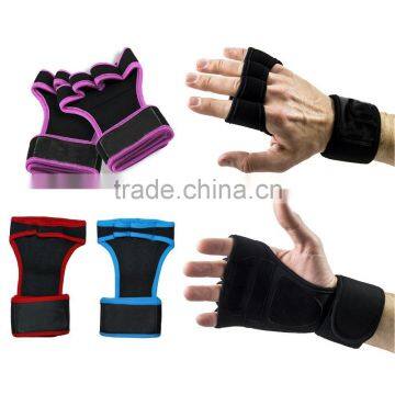 Body building glove protecting palm anti slip Half Finger training weight lifting glove