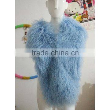 SJ187-01 Mongolia Sheep Fashion Garment Accessories Fur Scarves