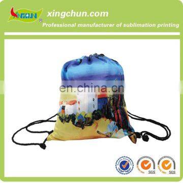 Fabric drawstring gift bag with custom logo
