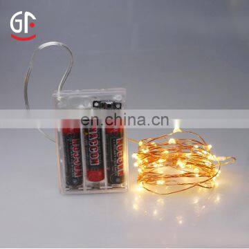 Home Decor Battery Operated Flashing 4.5V Micro LED Copper Wire String Lights