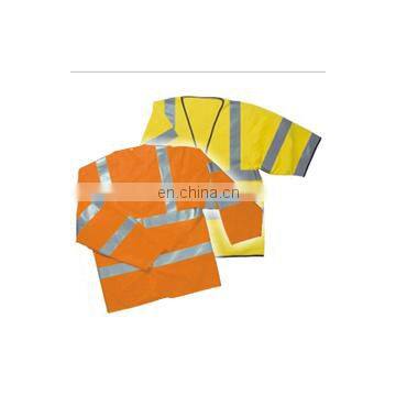 polyester fabric safety reflective coat in summer