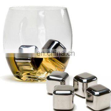 304 Stainless steel whisky stones/ whiskey ice cubes/ whisky ice rocks