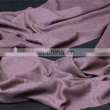 Inner Mongolia Women Autumn Winter Warm Woolen Thick Plain Weave Solid Color Pashmina Shawl Infinity Cashmere Scarf photo-6