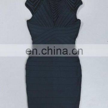 Histioid Collar and Shoulder Classical Party Short Dresses for Girls of 18 Years Old photo-4