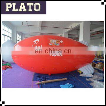 Top sale custom inflatable airship, inflatable aerostat helium balloon for advertising