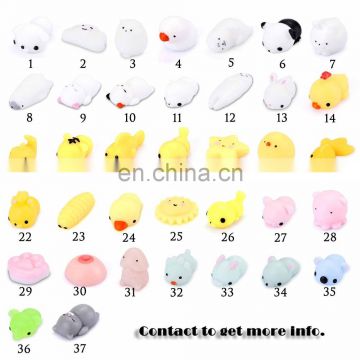 New Arriving Slow Rising Squishy Cat Mini Seal Stretchy Squishy BunsToys Mochi Squeeze Toys