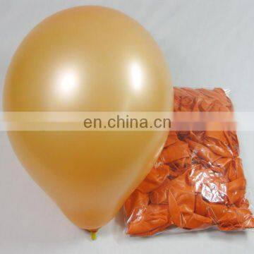 orange metallic Balloons 10' B-A005