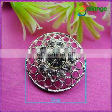 Bailange fashion rhinestone clothing accessories welding on coat button