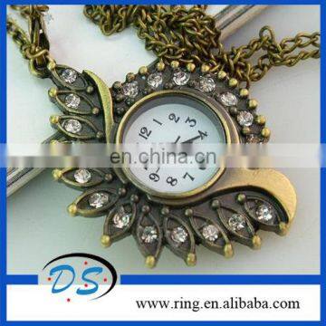 Fast Delivery Necklace Chain Mirror Shape Key Chains With Watch