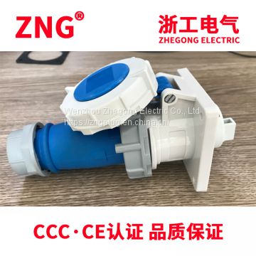 Supplying 16A3P industrial plug and socket combination, 220V 16A 2P+PE industrial power plug and socket