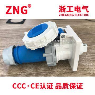 Supplying 16A3P industrial plug and socket combination, 220V 16A 2P+PE industrial power plug and socket