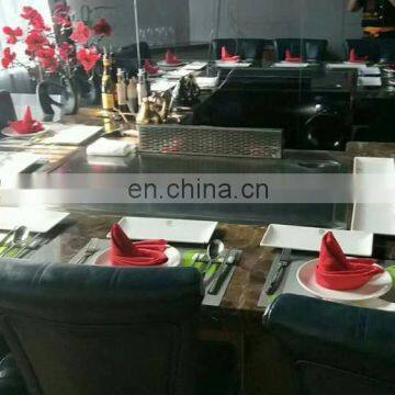 New Design Electric Teppanyaki Grill Table For Fast Food Cooking
