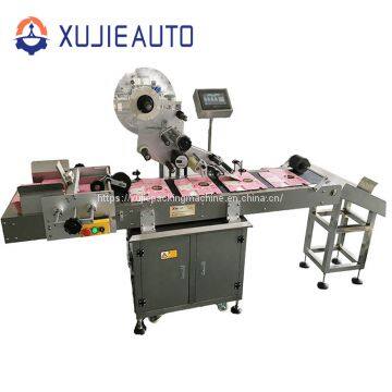 automatic box adhesive sticker flat surface pagination labeling machine