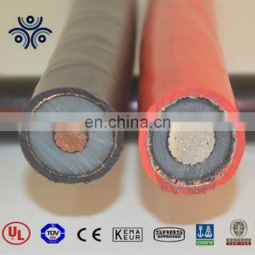 MV Cable 12/20(24)KV XLPE/PVC single core(unarmored)YJV YJLV