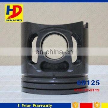 Excavator PC400-6 Cast Iron Piston 6D125 OEM 6151-31-2112