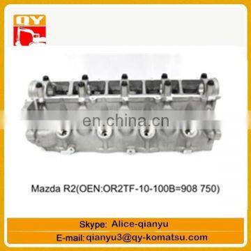 excavator engine parts Mazda R2(OEN OR2TF-10-100B=908750) cylinder head