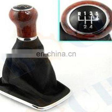 Car Wood Gear Shift Knobs with chrome frame