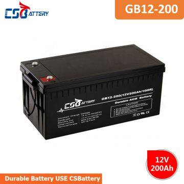 Csbattery 12V200ah SLA Solar Power Gel Battery for Pump/Golf-Cart/Electrical-Tools