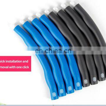 Custom 1Kg Hula Circle For Exercise 8 Section Detachable Professional Soft Fitness Hula Circle photo-4