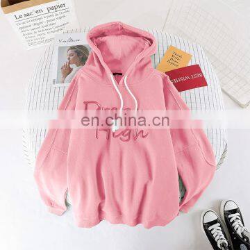 Hot Wholesale Fashion Ladies Girls Women's Embroidery Casual Oversized Hoodie photo-3