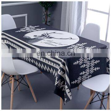 Waterproof Cotton Linen Nordic Fashion Style All Over Printed Fancy Table Cloth For Living Room Dining Room photo-4