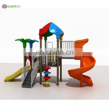 Patio Plastic Climbing Frame Push Swing Set Playground With Accessories photo-3