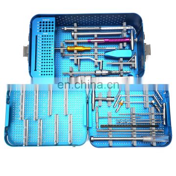 China Manufacture Bone Surgery DHS & DCS Plates Instrument Set Orthopedic Surgical Trauma Instruments