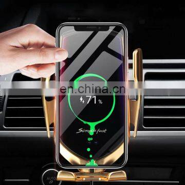 Phone Holder 10W Car Wireless Charger Charging Qi For Iphone For Samsung 2020 New Product Factory Wholesale R1 Car Charger photo-2