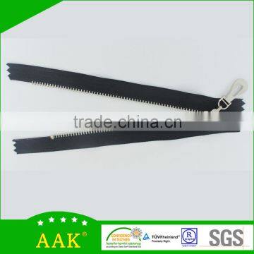 3#Shiny Silver Normal Teeth Close End Metal Zipper photo-5