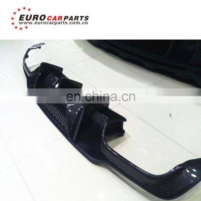 C Class Carbon Fiber Rear Lip Spoiler Diffuser For for W204 C63 4 Door to Vorsteiner Style Carbon Finber Diffuser for C63 2012+ photo-3