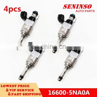 4pcs Original New Fuel Injector Nozzle OEM 16600-5NA0A 166005NA0A For Nissan For Altima 2019 16600 5NA0A