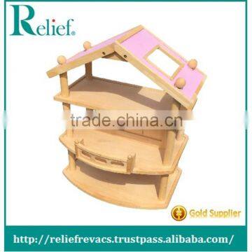 Used adorable wooden house for children with the warmth of the tree