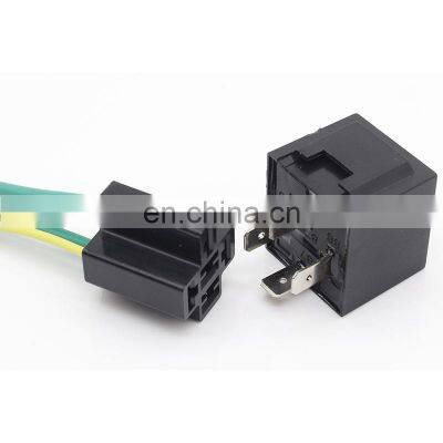 JD1912 Car Relay 12Volt 40A Auto Automotive Relay Socket 4Pin 5Pin Relay & Wires photo-2