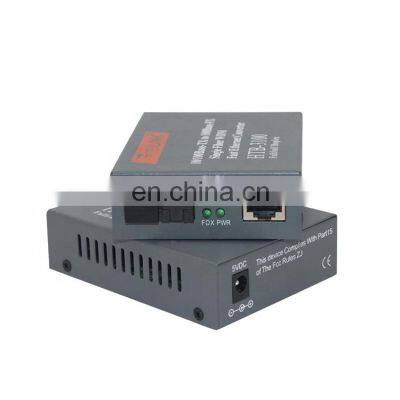 Fiber Optic Equipment Ethernet RJ45 Transceiver HTB-3100A/B NETLINK 10/100M SM Single Fiber SC Optical Media Converter photo-2