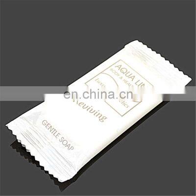 Halal hotel small hand soap 10g Rectangular in sachet bag