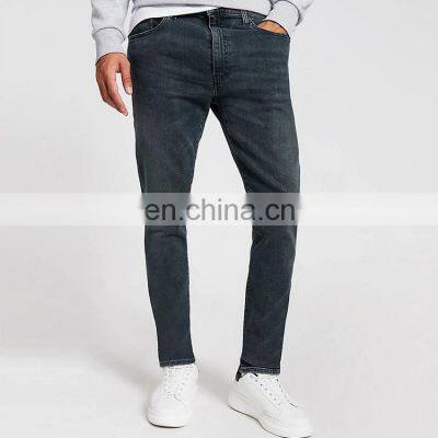 New fashion custom fit  stretch Blank 100%Cotton denim men jeans