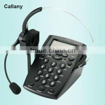 business telephone conversation recorder with headset