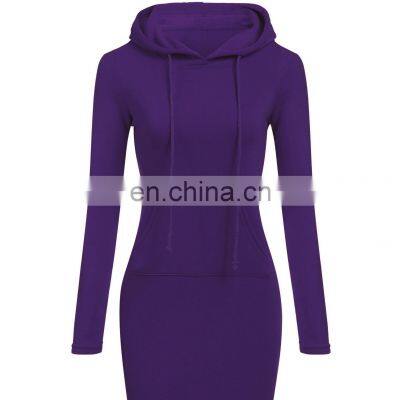 Factory supplies 2021 Christmas autumn and winter Amazon hot sale European and American women's solid color long-sleeved dresses