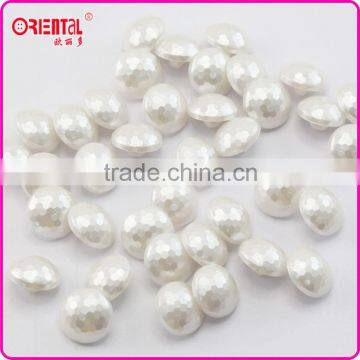 white pearl button for lady's fashion