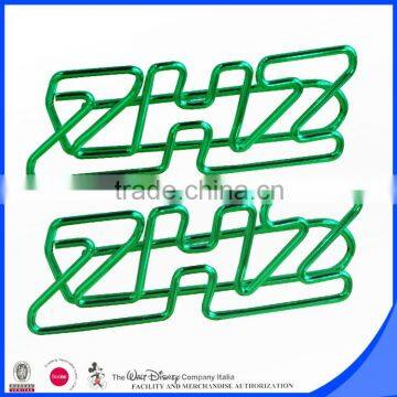 Spring Clip Type and Metal Material Paper Clip Shaped Letter photo-4