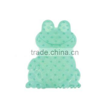 cute Frog shaped pvc bath mat for children