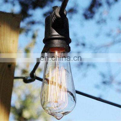 48 ft weatherproof  String Lights Garden Rope Lights with 15 Bulbs