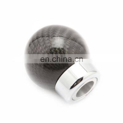 Real Carbon Fiber Gear Shift Knob , Manual Transmission Universal Shift Knob Type C photo-3