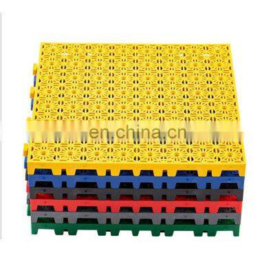 CH Assembly Vented Multicolor Cheapest Modular Solid Vented Multi-Used Removeable 40*40*3cm Garage Floor Tiles