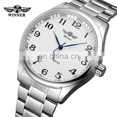 WINNER 458 Cheap Designer Men's Fashion Automatic Mechanical Stainless Steel Men Watches Online photo-5